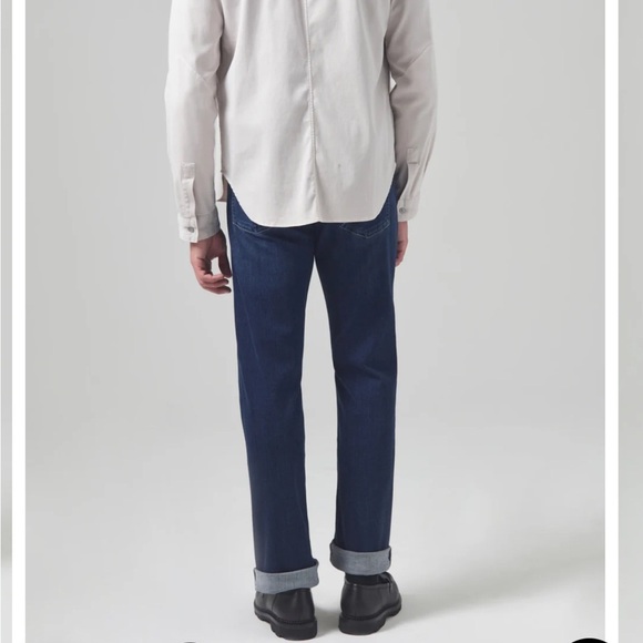 Citizens Of Humanity Men’s SID Regular Straight Jeans Dark Wash Size 40 - Picture 4 of 11